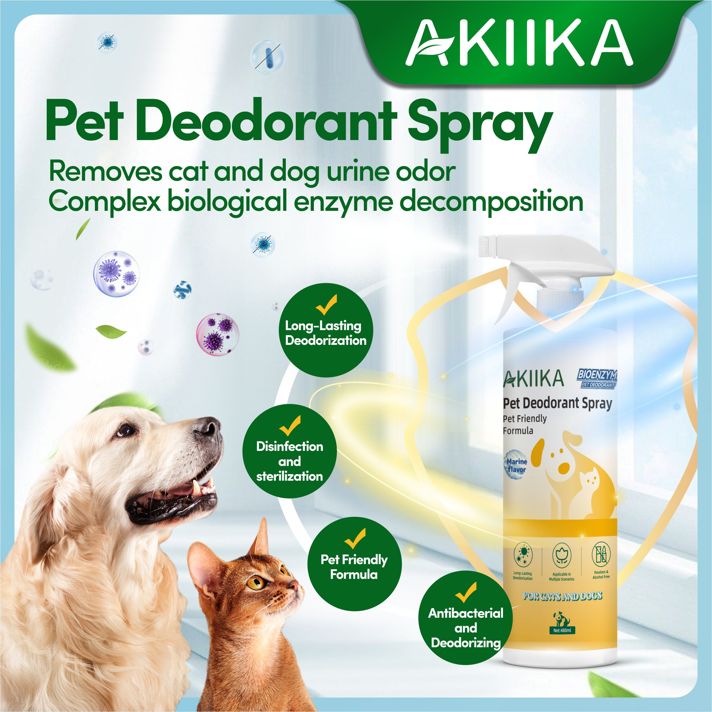 AKIIKA Deodorant Spray
